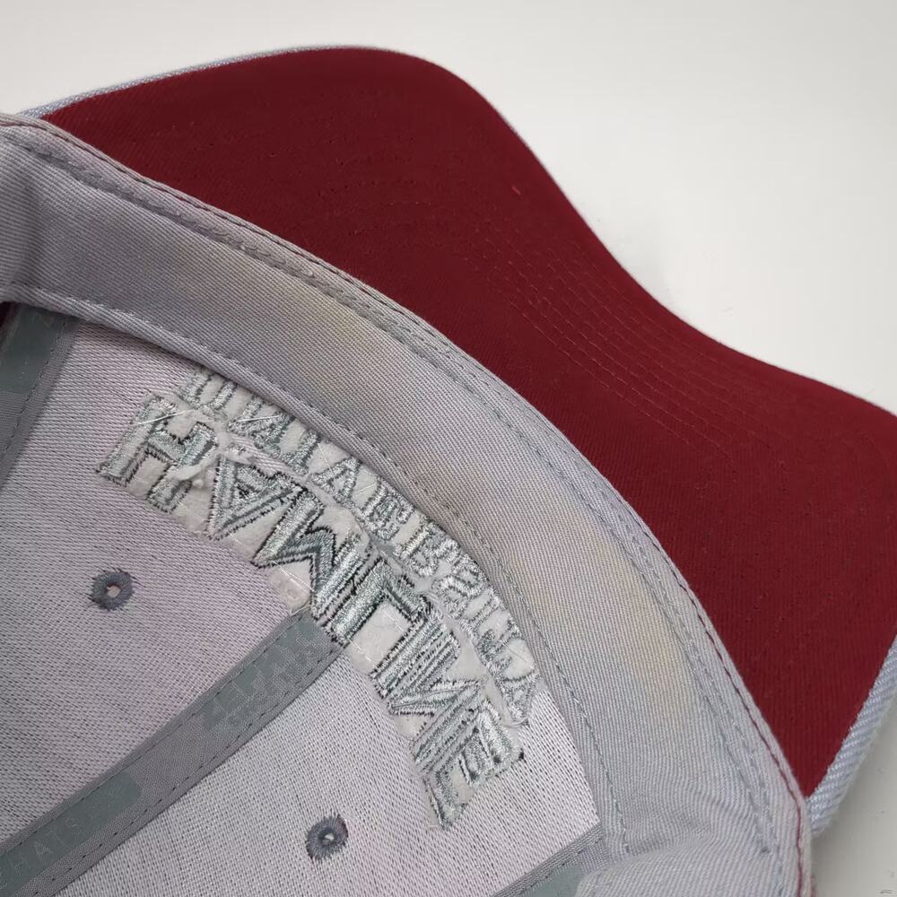 Zephyr Hamline Pipers NCAA Red Gray Cap One Size University Strapback Hat - Picture 8 of 10